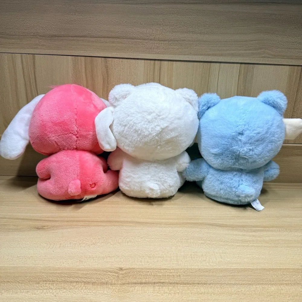 Sanrio Cinnamoroll x Bears hoodie Plush Set Pink White Blue Kawaii 3pc